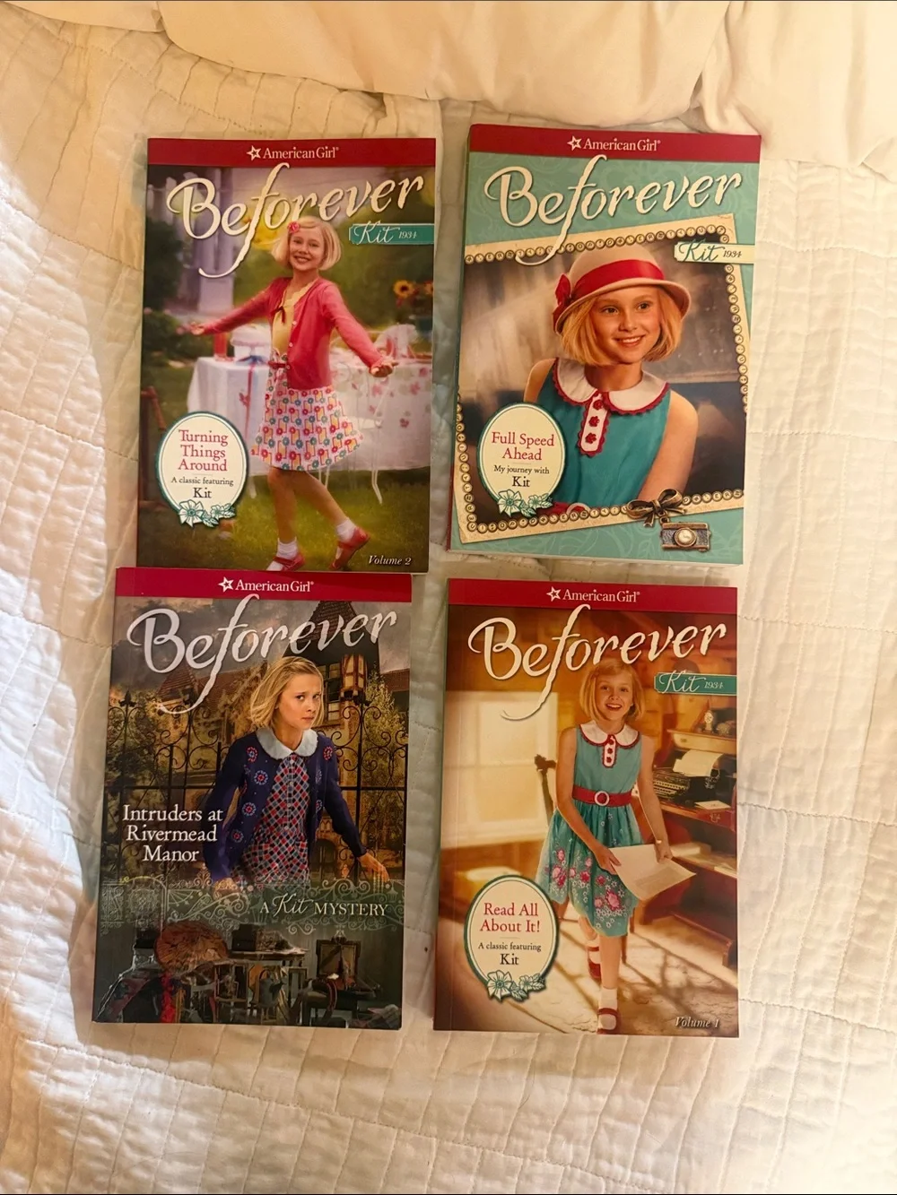 American Girl Beforever Book Set – Teal, Red, Pink Covers